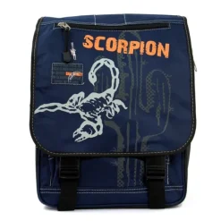 Bag Street Rucksack blau großer Schulranzen Schultasche Nylon Ranzen OTJ602B