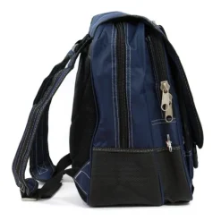 Bag Street Rucksack blau großer Schulranzen Schultasche Nylon Ranzen OTJ602B