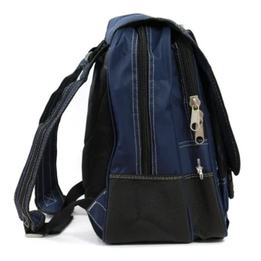 Bag Street Rucksack blau großer Schulranzen Schultasche Nylon Ranzen OTJ602B