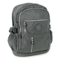 Bag Street Rucksack, Handtasche Nylon grau Damen Cityrucksack OTJ604K
