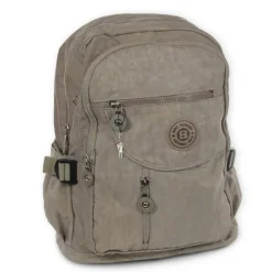 Bag Street Rucksack, Handtasche Nylon stone, braun Damen Cityrucksack OTJ604L