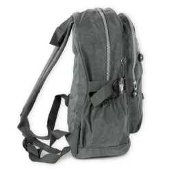 Bag Street Rucksack, Handtasche Nylon grau Damen Cityrucksack OTJ604K