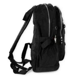 Bag Street Rucksack, Handtasche Nylon schwarz Damen Cityrucksack OTJ604S