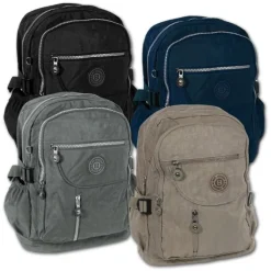 Bag Street Rucksack, Handtasche Nylon navy Damen Cityrucksack OTJ604B
