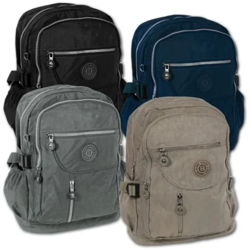 Bag Street Rucksack, Handtasche Nylon navy Damen Cityrucksack OTJ604B