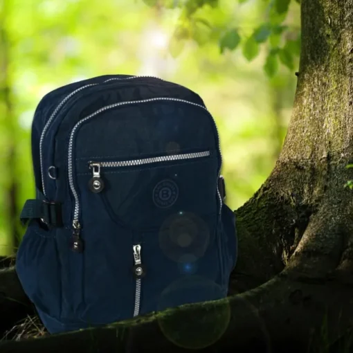 Bag Street Rucksack, Handtasche Nylon navy Damen Cityrucksack OTJ604B