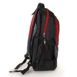 Bag Street Rucksack Synthetik schwarz, rot Laptopfach Laptoprucksack OTJ605R