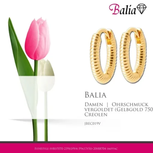 Balia Creole plain Klippverschluss Balia Creolen JBEC019V