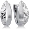 Balia Creolen für Damen glänzend Zirkonia aus 925er Silber BAO0077SO