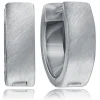Balia Creolen für Damen mattiert aus 925er Sterling Silber BAO0084SM