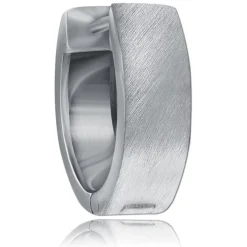 Balia Creolen für Damen mattiert aus 925er Sterling Silber BAO0084SM