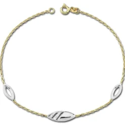 Balia Damen Armband 333 Gelb-Weißgold mit Zirkonia BGA0002W8