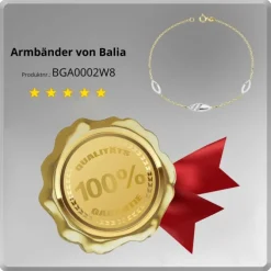 Balia Damen Armband 333 Gelb-Weißgold mit Zirkonia BGA0002W8