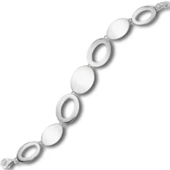 Balia Damen Armband 925 Silber matt und poliert 18,5cm BAA0018SM