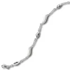 Balia Damen Armband 925 Silber matt und poliert 19,5cm BAA0020SM