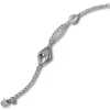 Balia Damen Armband 925 Silber matt und poliert 18,5cm BAA0023SP