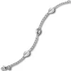 Balia Damen Armband 925 Silber matt und poliert 19cm BAA0025SM
