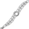 Balia Damen Armband 925 Silber matt und poliert 18,5cm BAA0028SP