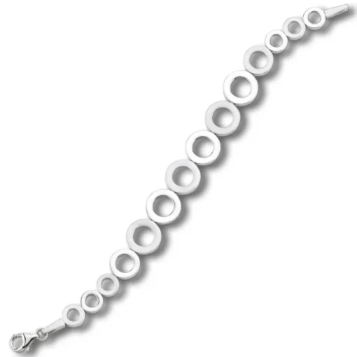 Balia Damen Armband 925 Silber matt und glanz 19,5cm BAA0004SP