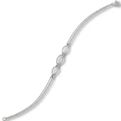 Balia Damen Armband 925 Silber Zirkonia weiß poliert 19cm BAA0034SW