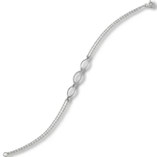 Balia Damen Armband 925 Silber Zirkonia weiß poliert 19cm BAA0034SW