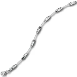 Balia Damen Armband 925 Silber matt und poliert 19,3cm BAA0015SM