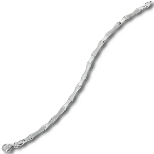 Balia Damen Armband 925 Silber matt und poliert 19,3cm BAA0016SM