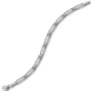 Balia Damen Armband 925 Silber matt und poliert 19cm BAA0017SM
