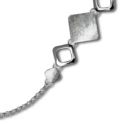 Balia Damen Armband 925 Silber matt und poliert 18,5cm BAA0019SM