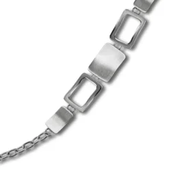Balia Damen Armband 925 Silber matt und poliert 20cm BAA0021SM