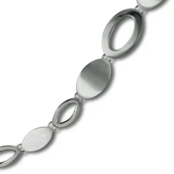 Balia Damen Armband 925 Silber matt und poliert 19cm BAA0022SM