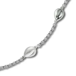 Balia Damen Armband 925 Silber matt und poliert 19cm BAA0025SM