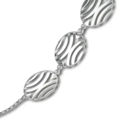 Balia Damen Armband 925 Silber matt und poliert 19cm BAA0026SM