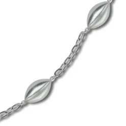 Balia Damen Armband 925 Silber matt und poliert 19cm BAA0030SM