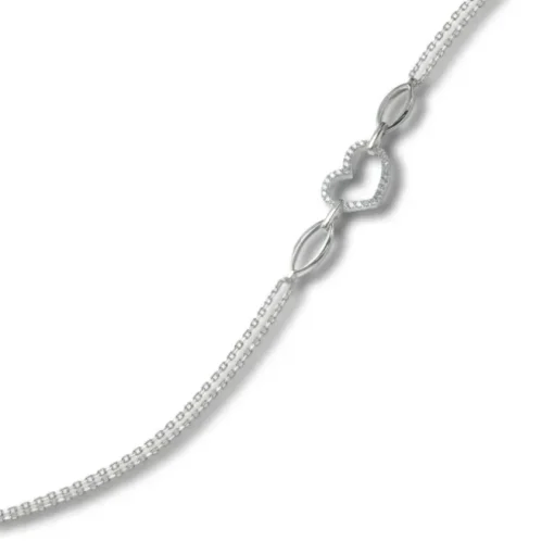 Balia Damen Armband 925 Silber Zirkonia weiß poliert 19cm BAA0032SW