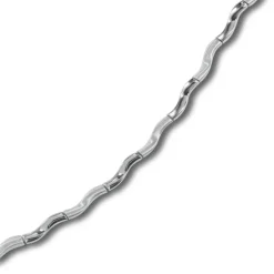 Balia Damen Armband 925 Silber matt und poliert 19cm BAA0013SM