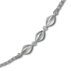 Balia Damen Armband 925 Silber matt und poliert 19cm BAA0029SM