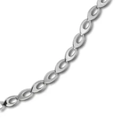 Balia Damen Armband 925 Silber matt und poliert 18,5cm BAA0012SP