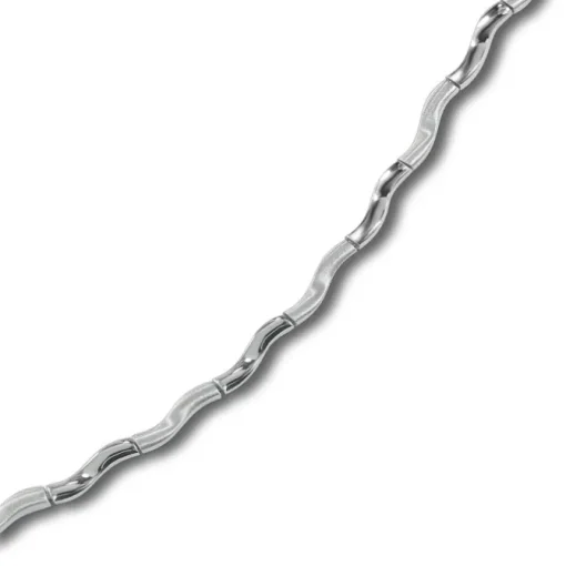 Balia Damen Armband 925 Silber matt und poliert 19cm BAA0013SM