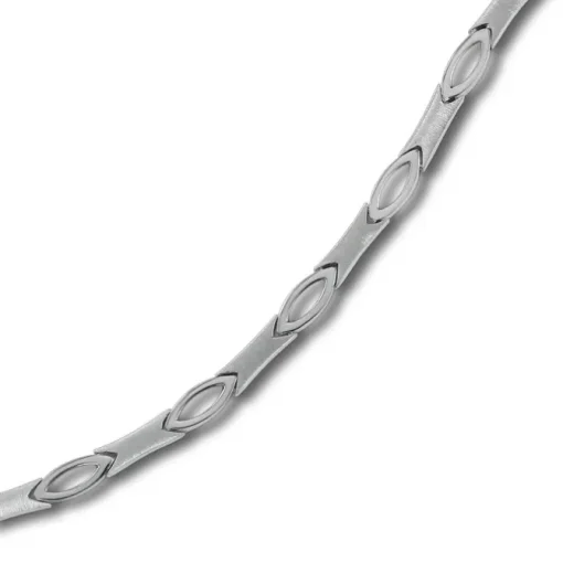 Balia Damen Armband 925 Silber matt und poliert 18,5cm BAA0014SM