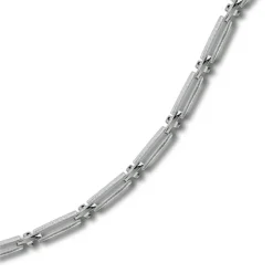 Balia Damen Armband 925 Silber matt und poliert 19cm BAA0017SM
