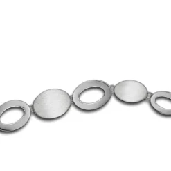 Balia Damen Armband 925 Silber matt und poliert 18,5cm BAA0018SM