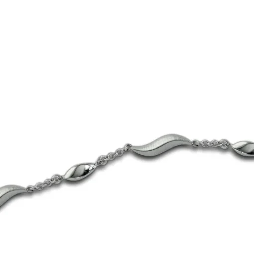 Balia Damen Armband 925 Silber matt und poliert 19,5cm BAA0020SM