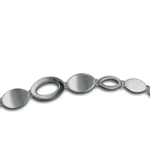 Balia Damen Armband 925 Silber matt und poliert 19cm BAA0022SM