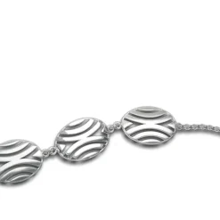 Balia Damen Armband 925 Silber matt und poliert 19cm BAA0026SM