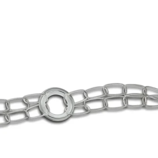 Balia Damen Armband 925 Silber matt und poliert 18,5cm BAA0028SP