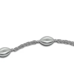 Balia Damen Armband 925 Silber matt und poliert 19cm BAA0030SM
