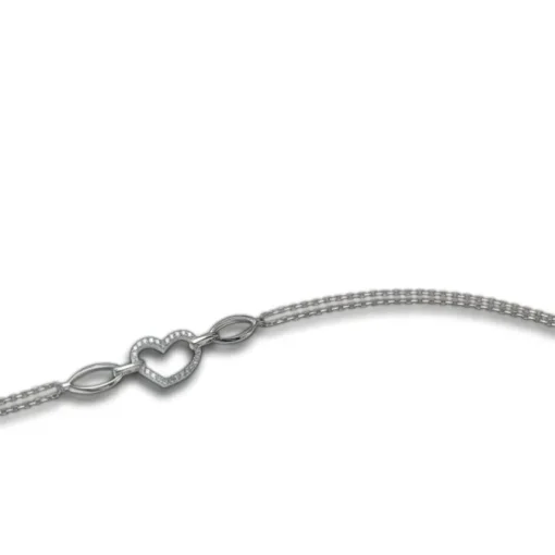 Balia Damen Armband 925 Silber Zirkonia weiß poliert 19cm BAA0032SW