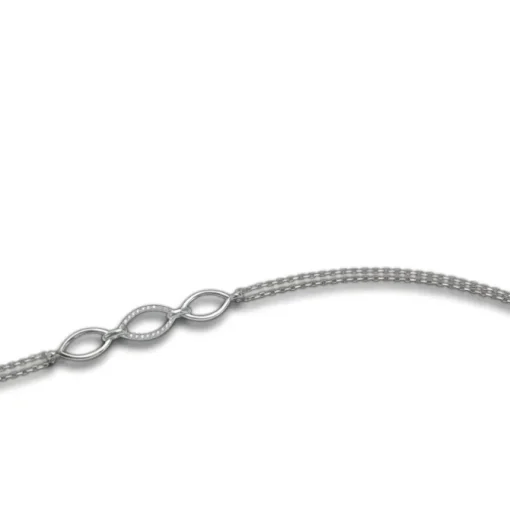 Balia Damen Armband 925 Silber Zirkonia weiß poliert 19cm BAA0034SW