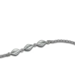 Balia Damen Armband 925 Silber matt und poliert 19cm BAA0029SM